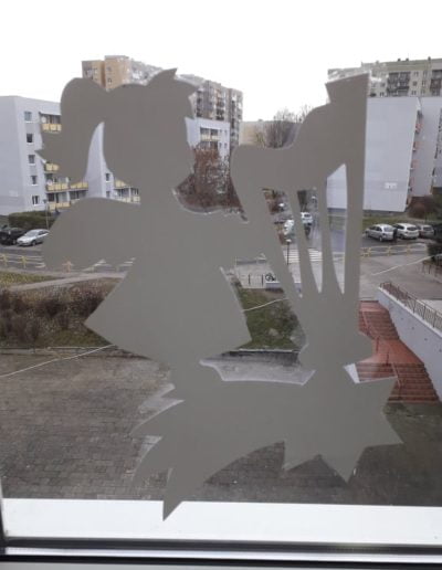 Praca plastyczna: Dekoracja świąteczna okna 3