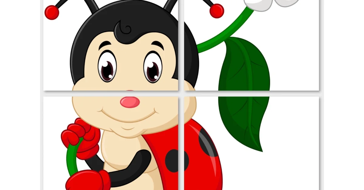 Dekoracje XXL do druku: Biedronki (8 szablonów)