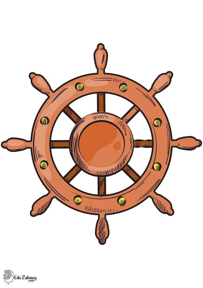 Dekoracje do druku: latarnia morska, ster (10 szablonów)