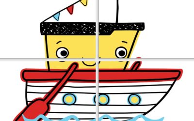Dekoracje XXL do druku: łódki, koła ratunkowe (10 szablonów)