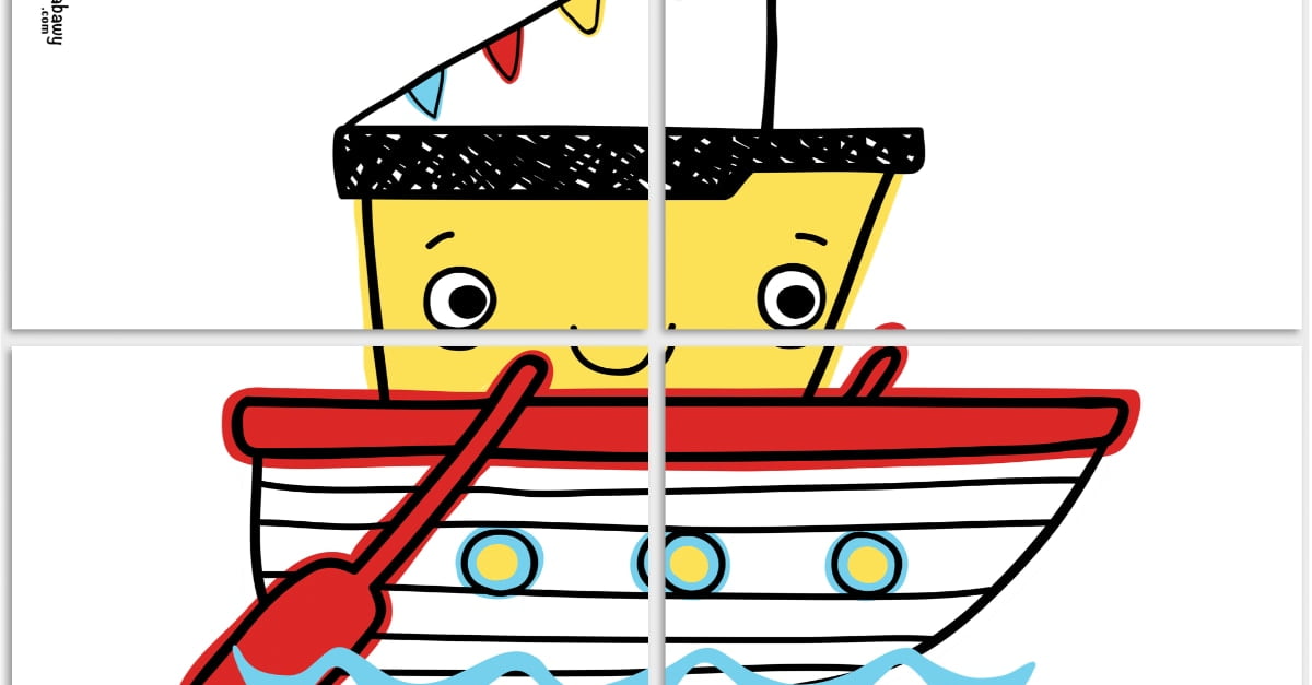 Dekoracje XXL do druku: łódki, koła ratunkowe (10 szablonów)
