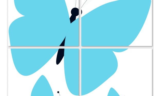 Dekoracje XXL: motyle (10 szablonów)