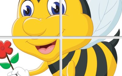 Dekoracje XXL do druku: pszczoły (10 szablonów)