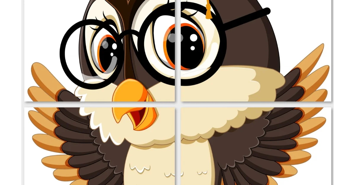 Dekoracje XXL do druku: Sowa (10 szablonów)