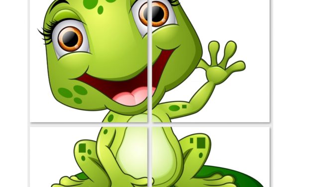 Dekoracje XXL: żaby (10 szablonów)