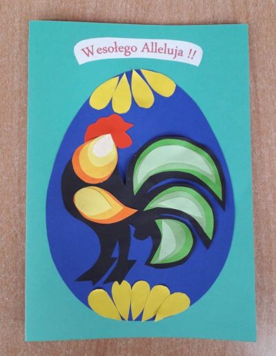 Praca plastyczna: Kartki na konkurs wielkanocny 1