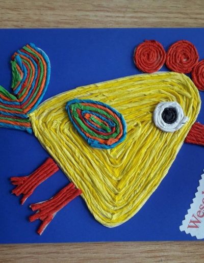 Praca plastyczna: Kartki na konkurs wielkanocny 2