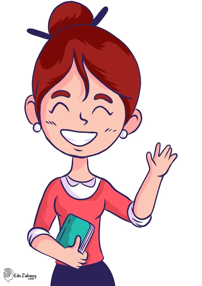 Dekoracje do druku: nauczycielka (10 szablonów)