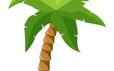Dekoracje do druku: palmy (10 szablonów)