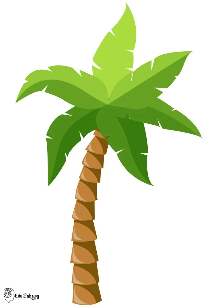 Dekoracje do druku: palmy (10 szablonów)