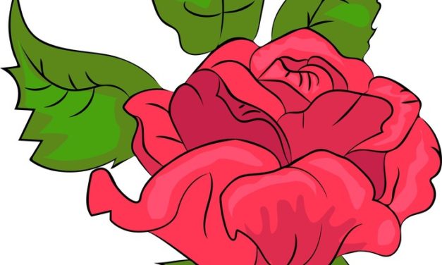 Dekoracje do druku: Róże (10 szablonów)