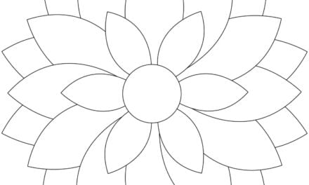 Kolorowanki do druku: Kwiaty (9 szablonów)