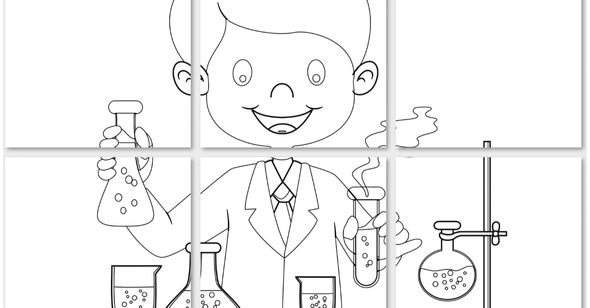 Dzień Chemika: Kolorowanki XXL do druku