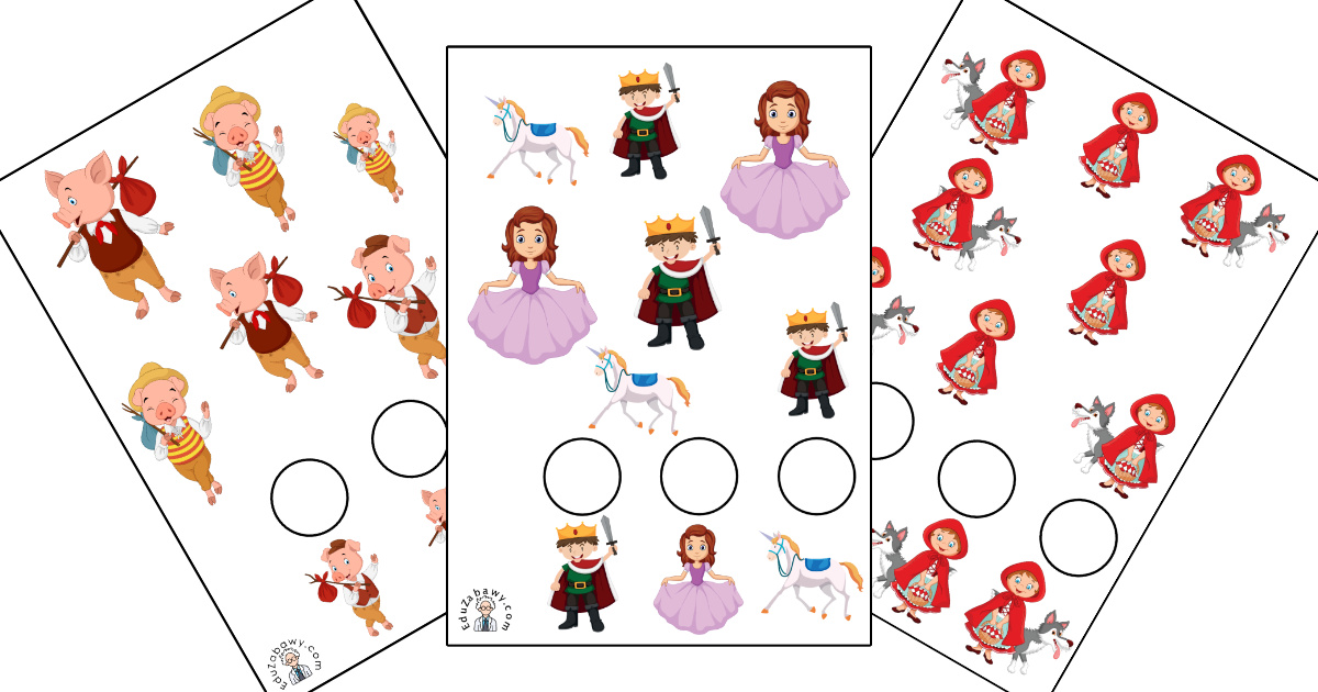 Karty pracy: Bystre oczko: Dzień postaci z bajek