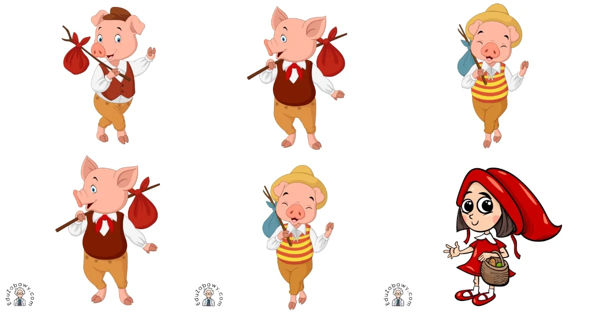 Karty pracy: Domino / Memory: Dzień postaci z bajek