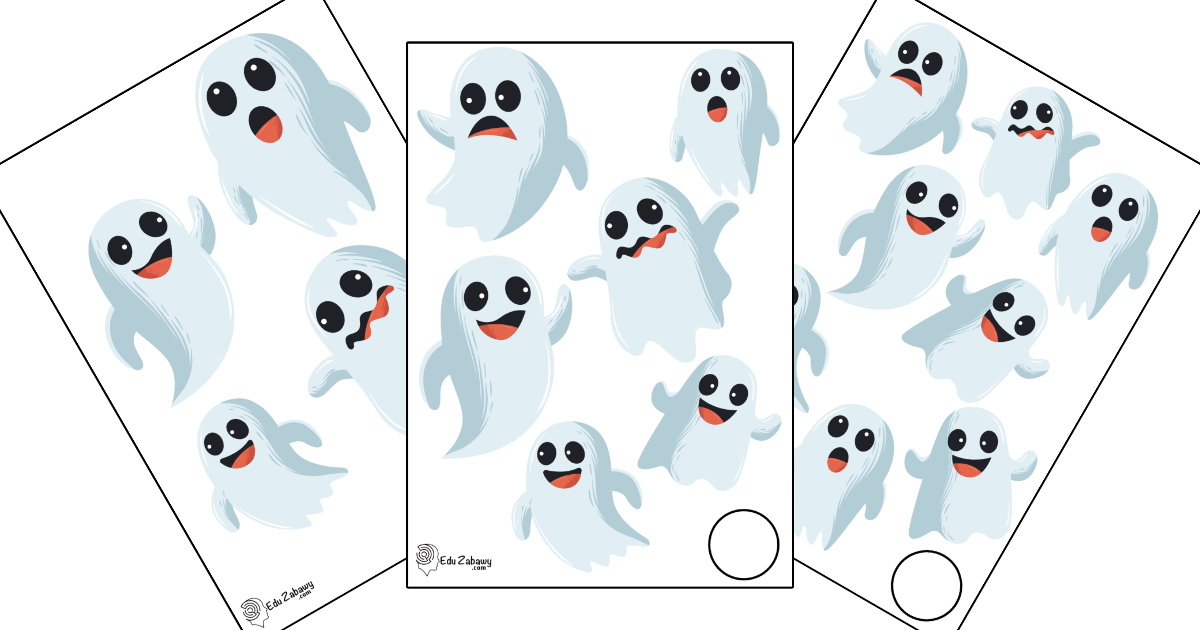 Karty pracy: Nauka liczenia: Halloween