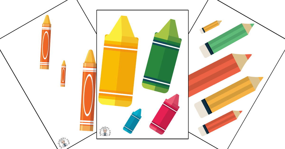 Karty pracy: Uszereguj: Dzień Kredki