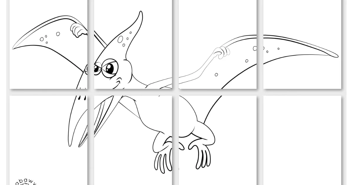 Kolorowanki XXL do druku: Dinozaury