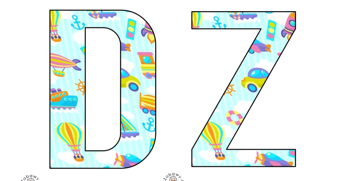 Napis do druku: Dzień Przedszkolaka: wzór w zabawki