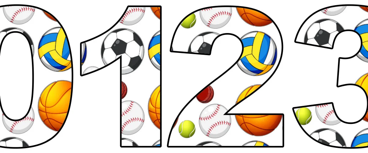 Piłeczki: cyfry
