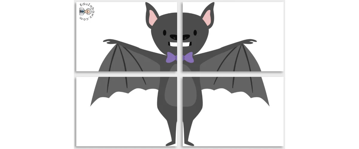 Dekoracje XXL do druku: Nietoperze