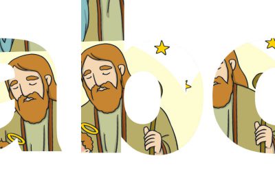 Litery małe: wzór Dzieciątko Jezus
