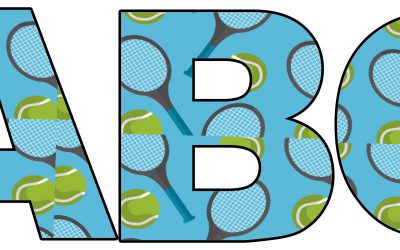 Tenis: litery duże