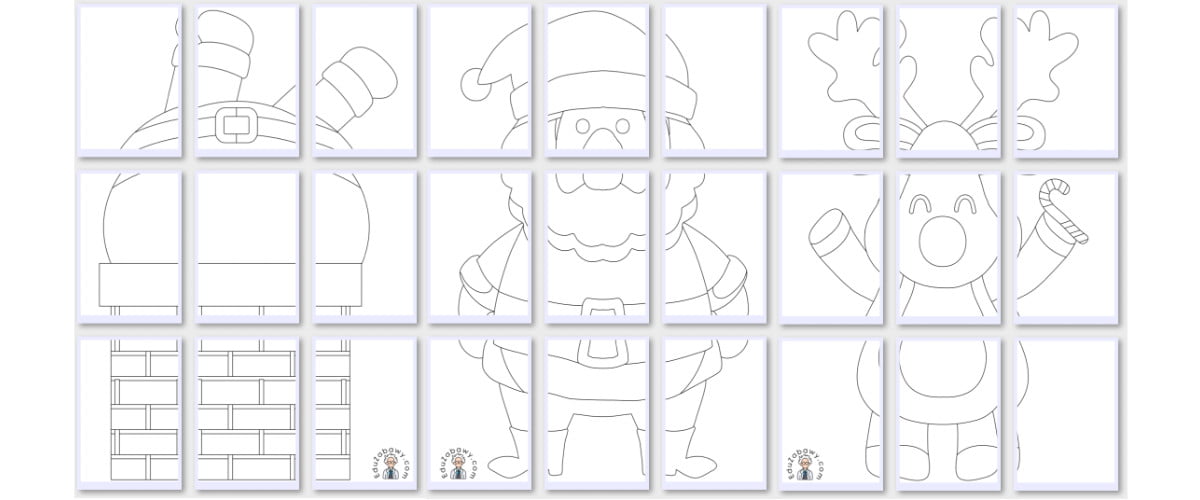 Boże Narodzenie: Kolorowanki XXL do druku