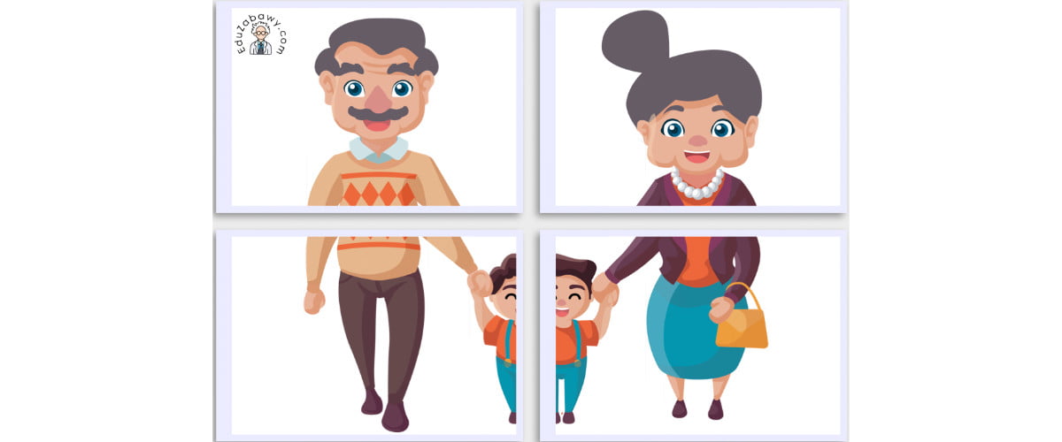 Dekoracje XXL do druku: Babcia (9 szablonów)