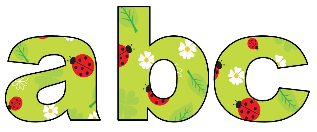 Łąka: Litery małe