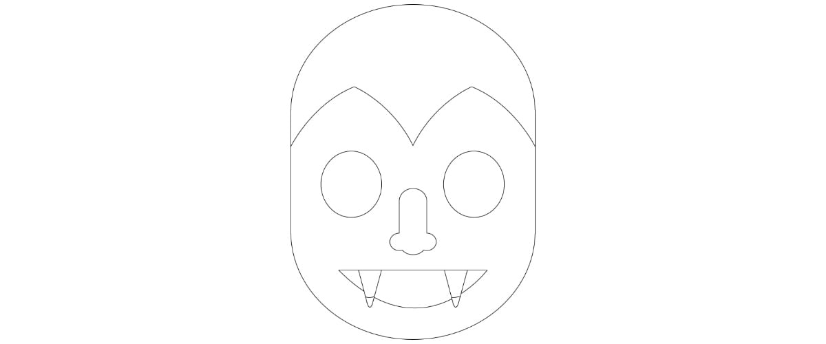 Maski na Halloween do kolorowania / wyklejania