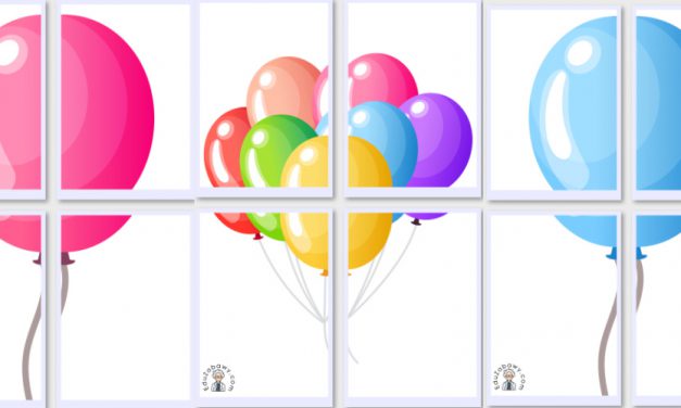 Dekoracje XXL do druku: Balony (10 szablonów)