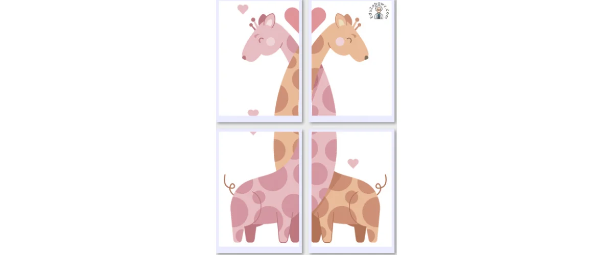 Dekoracje XXL do druku: Urocze zwierzęta (10 szablonów)