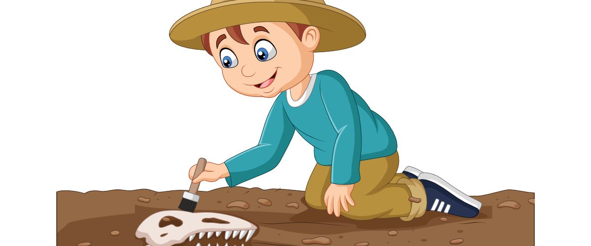 Dekoracje do druku: Paleontolog