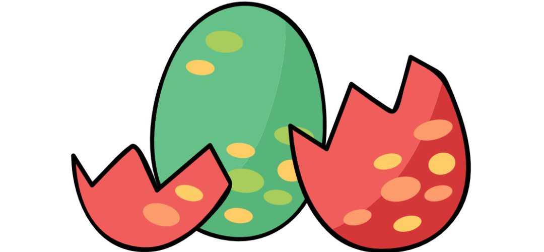 Dekoracje: Jajo dinozaura (10 szablonów)