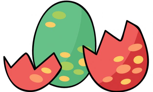 Dekoracje: Jajo dinozaura (10 szablonów)