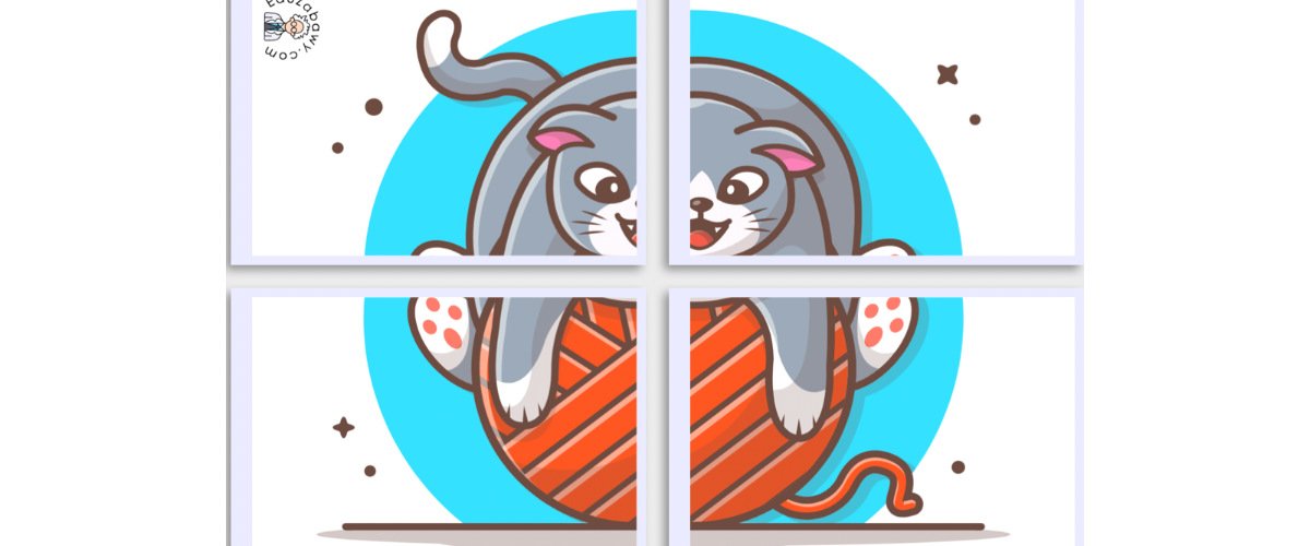 Dekoracje XXL do druku: Kłębek wełny (10 szablonów)