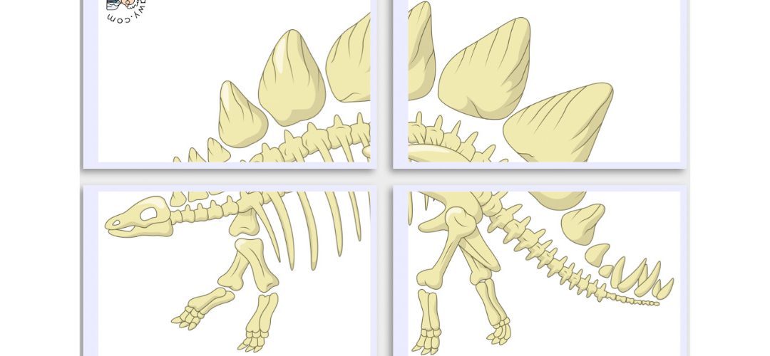 Dekoracje XXL: Szkielet Dinozaura (10 szablonów)