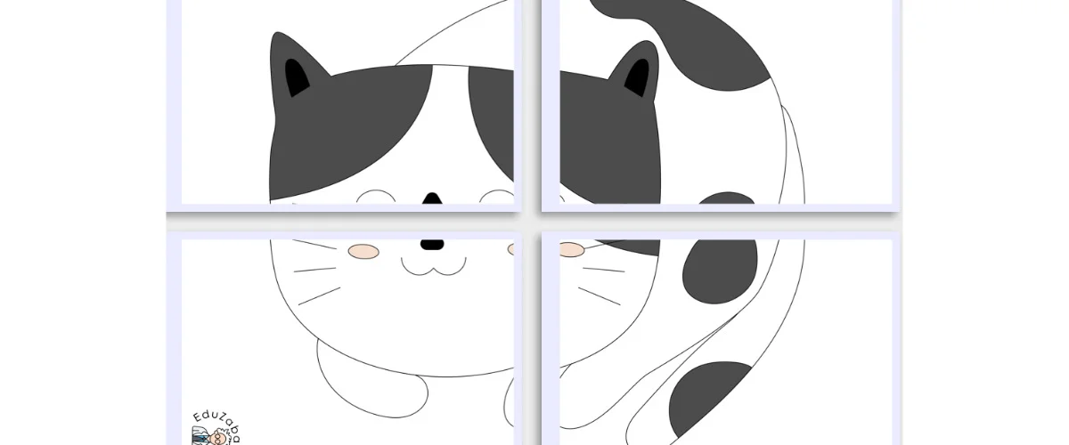 Dekoracje XXL do druku: Koty (10 szablonów)