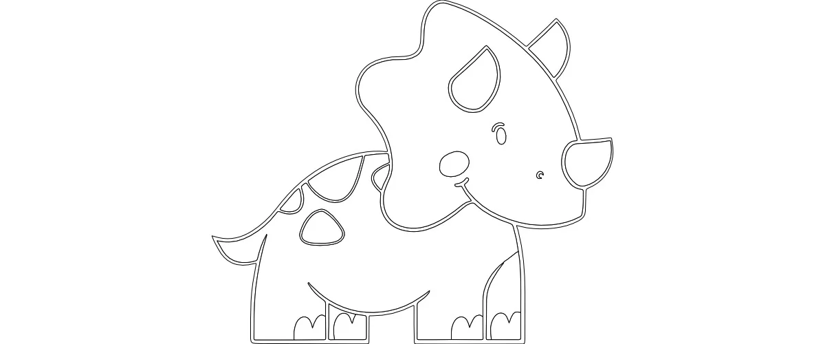 Kolorowanki do druku: Dinozaury (10 szablonów)