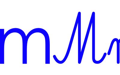 Niebieska spółgłoska M do alfabetu szorstkiego