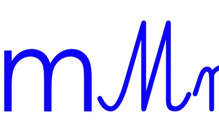 Niebieska spółgłoska M do alfabetu szorstkiego