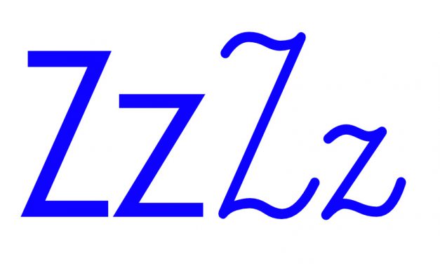 Niebieska spółgłoska Z do alfabetu szorstkiego