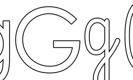 Kontury litery G pisane i drukowane (4 szablony)