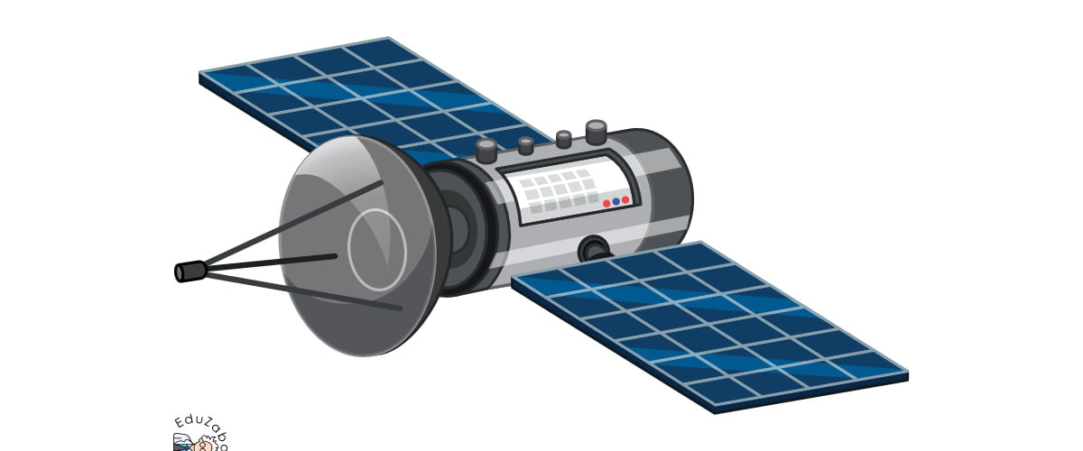 Dekoracje do druku: Satelity (10 szablonów)