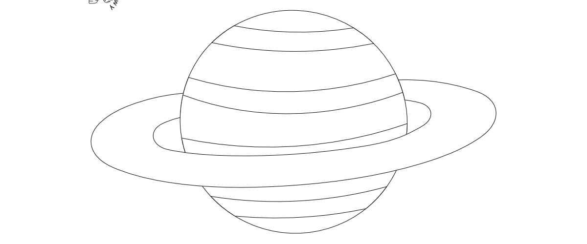 Kolorowanki do druku: Planety (10 szablonów)
