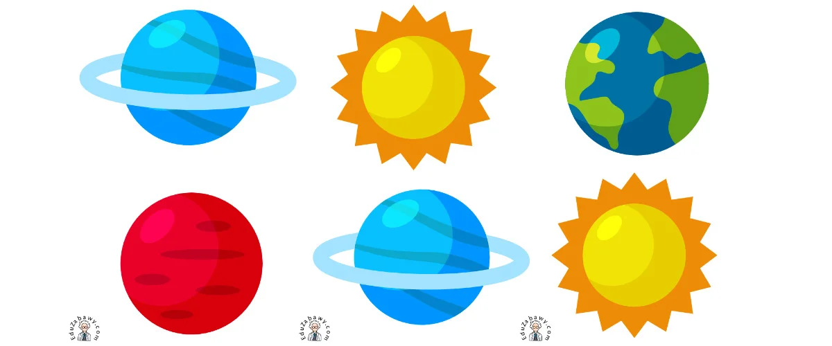 Karty pracy: Domino / Memory: Kosmos