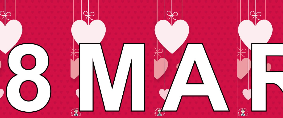 Napis do druku: 8 Marca – Serca