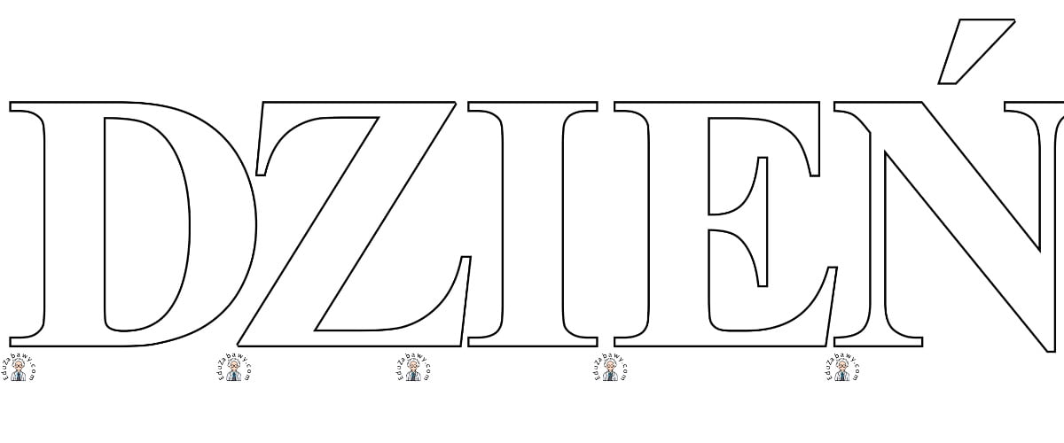 Napis do druku: Dzień Teatru – Kontury