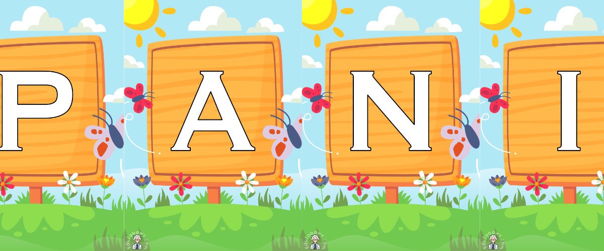 Napis do druku: Pani Wiosna na tabliczce